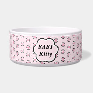 Écuelle Jolie patte de chat rose