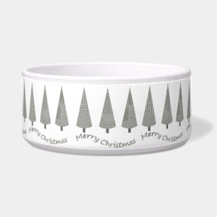 Écuelle Joyeux arbre de Noël Houndstooth