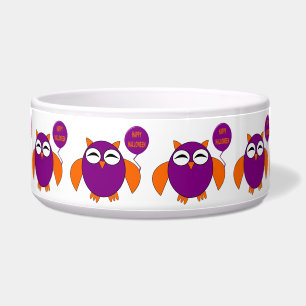 Écuelle Joyeux Halloween PartyOwl Pet Bowl
