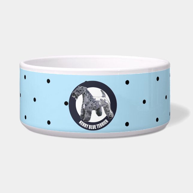 Écuelle Kerry Blue Terrier (Devant)