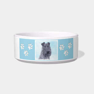 Écuelle Kerry Blue Terrier peinture mignonne Chien d'origi