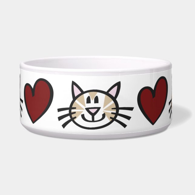 Écuelle Kitty Love Pet Feed Bowl (Devant)