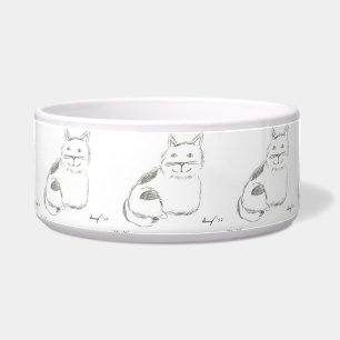 Écuelle Kitty Sketch Pet Bowl