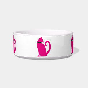 Écuelle La cuvette de Kitty de délivrance du Meow du chat