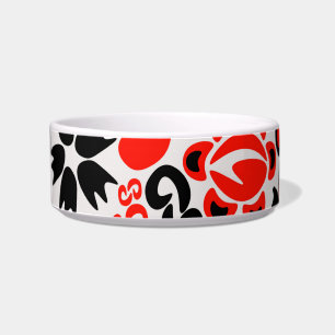 Écuelle L'art populaire ukrainien motif floral abstact