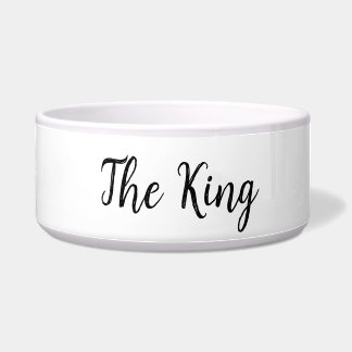 Écuelle Le bol en céramique pour animaux The King