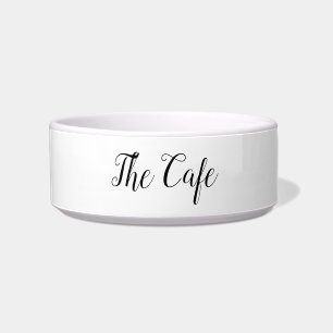 Écuelle Le bol pour animaux de compagnie Cafe