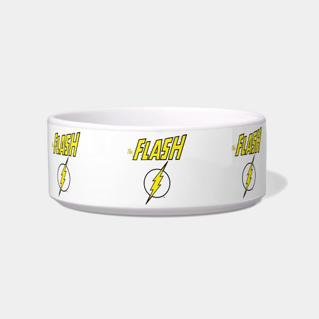 Écuelle Le nom Flash et logo d'éclair (Devant)