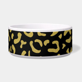 Écuelle Leopard d'or, Parties scintillant d'or, Motif de l