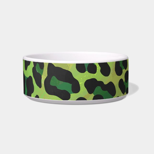 Écuelle Léopard noir et vert (Droite)