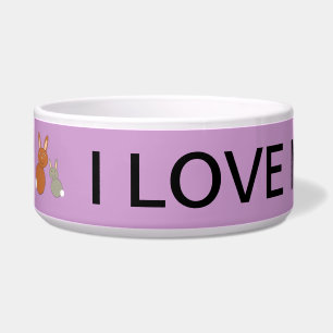 Écuelle Les mamans Jour Bunnies Custom Chien Bowl