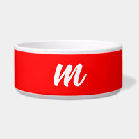 LETTRE INITIALE CalliGRAPHIQUE BLANCHE ROUGE