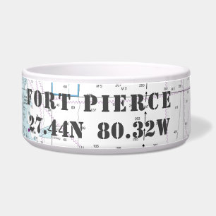 Écuelle Longitude de la latitude FL de Fort Pierce Nautiqu