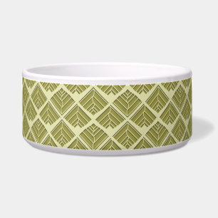 Écuelle Lumière Motif carré feuille or Lime
