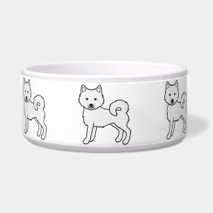 Écuelle Malamute d'Alaska blanc Chiens de dessin animé mig