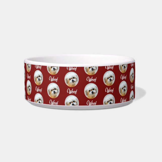 Écuelle Malshi Maroon Dog Bowl (Devant)