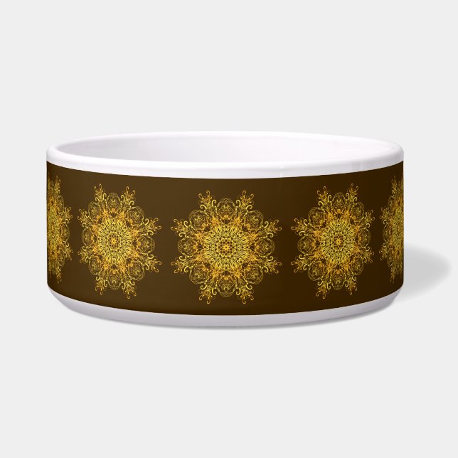 Écuelle Mandala. floral ethnique (Devant)
