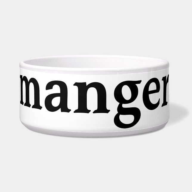 Écuelle mangez en français (Devant)