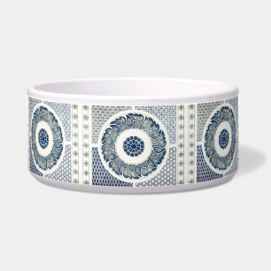 Écuelle Médaillon Chinois : Chinoiserie Bleu Indigo