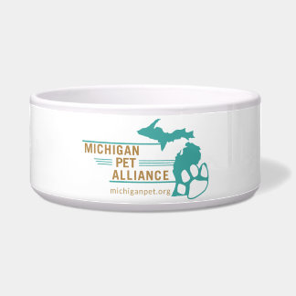 Écuelle Michigan Pet Alliance Ceramic Pet Bowl