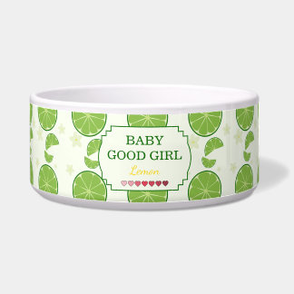 Écuelle Mignon bol pour bébé fille avec motif de citron