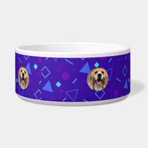Écuelle Moderne maman chien personnalisé Monogramme nourri