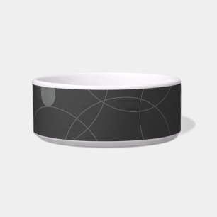 Écuelle Moderne, simple, ludique, amusant motif de cercles