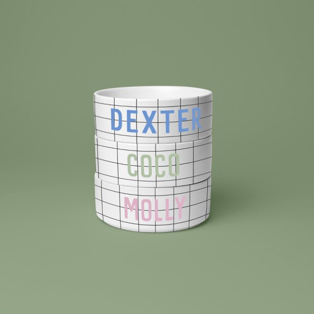 Écuelle Moderne Vérification Géométrique Grille Verte Simp (Créateur téléchargé)