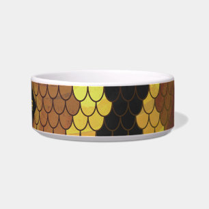 Écuelle Monogram Snake Brown et Gold Print