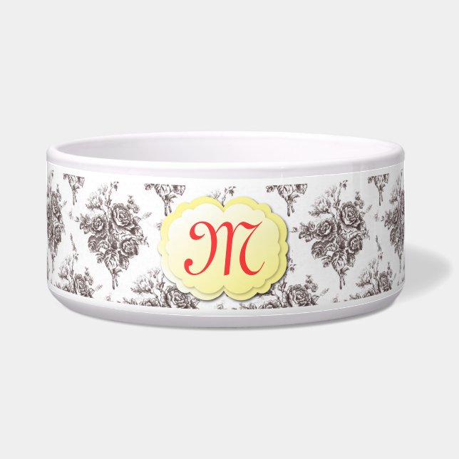 Écuelle Monogram Toile pour animaux de compagnie Bowl (Devant)