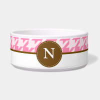 Monogramme de pied de lit rose chaud