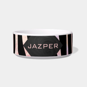 Écuelle Monogramme noir et rose Zebra