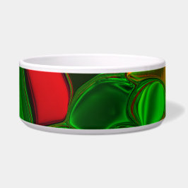 Écuelle Morceaux de couleurs, cercles et formes arrondies