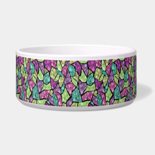 Écuelle mosaïque de verre moderne Abstrait motif lumineux