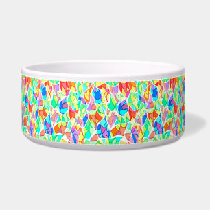 Écuelle mosaïque de verre moderne Abstrait motif lumineux