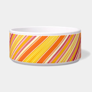 Écuelle Motif à bandes orange