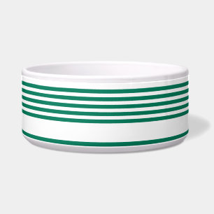 Écuelle Motif à cinq bandes vert et blanc de la forêt