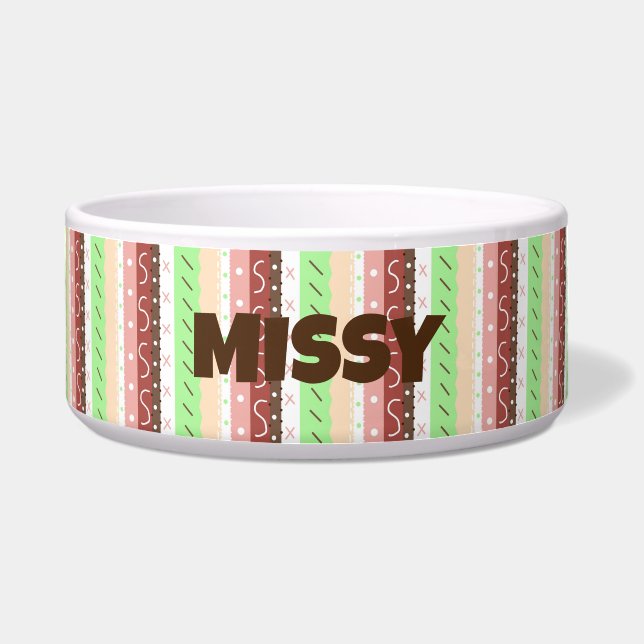 Écuelle Motif Boho personnalisé (Devant)