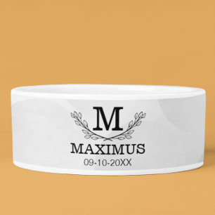Écuelle Motif de balle de golf personnalisé Nom Monogramme