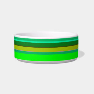 Écuelle Motif de bande verte coloré Customisé Designer
