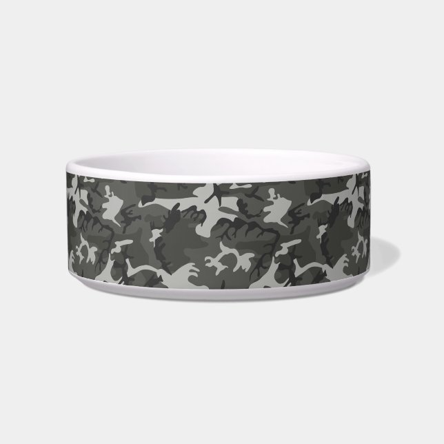Écuelle Motif de Camouflage gris, Motif militaire, Armée (Devant)