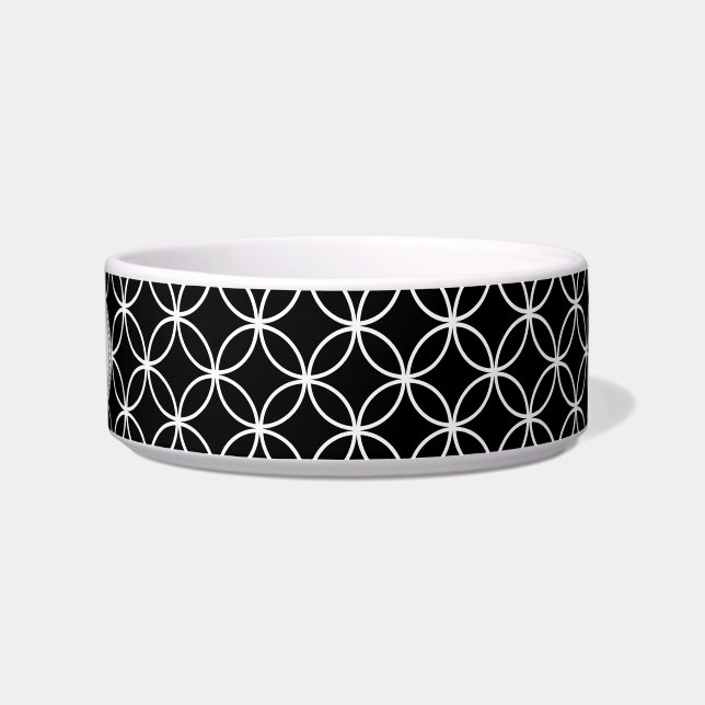 Écuelle Motif de ceinture de Mariages noir et blanc (Droite)