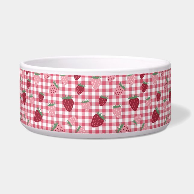 Écuelle Motif de champ fraise (Devant)