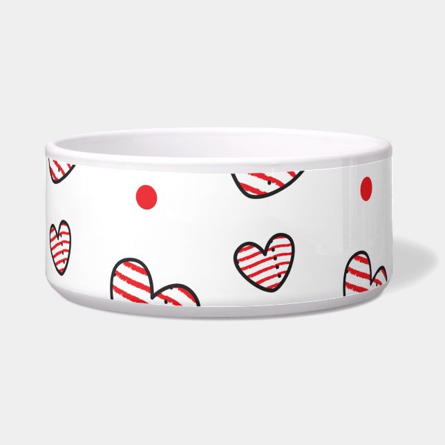 Écuelle Motif de coeur 21 (Devant)