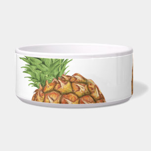 Écuelle Motif de pomme de pin aquarelle 1