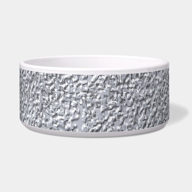 Écuelle Motif de texture en pierre gris foncé en béton (Devant)