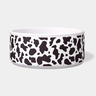 Écuelle Motif de vache noir et blanc Imprimer