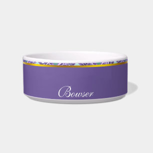 Écuelle Motif de verre Amethyst Zigzag