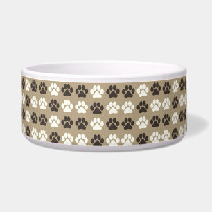 Écuelle Motif Empreinte de Patte Sable Terreux