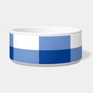Écuelle Motif en vichy bleu